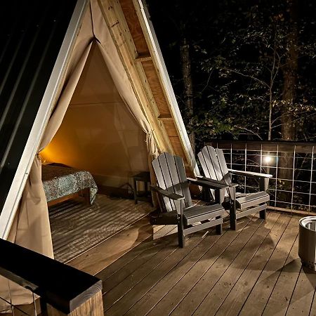 Bohamia - Cozy A-Frame Glamp On 268 Acre Forest Retreat Talladega Exterior foto